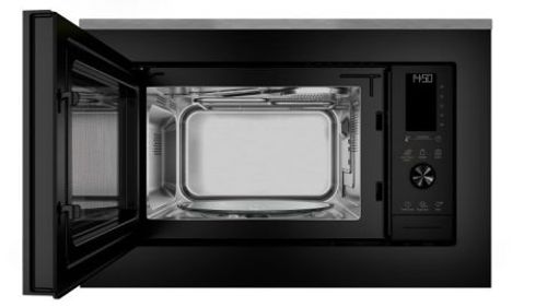 מיקרוגל בילד-אין משולב AirFry ואפייה Electrolux EMSB30XCF – שחור, 30 ל’, רוחב 59.4 ס