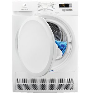 מייבש כביסה קונדנסור 8 ק"ג Electrolux EW6C5852CM – לבן