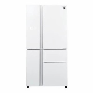 מקרר 5 דלתות 668 ליטר חברת Sharp דגם SJ-R9732WH-זכוכית לבן  מהדרין אישור צומת מצב שבת רוחב: 90.8 ס"מ
