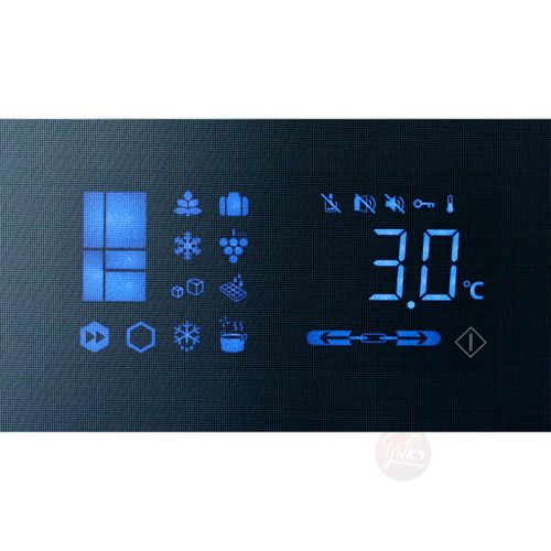 מקרר 5 דלתות 668 ליטר חברת Sharp דגם SJ-R9731BL-זכוכית שחורה  מהדרין אישור צומת מצב שבת רוחב: 90.8 ס״מ