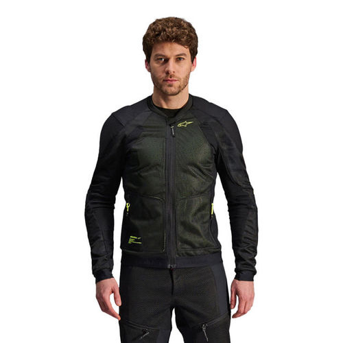 מעיל קיץ מאוורר ALPINESTARS TROOP AIR צבע שחור\צהוב