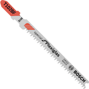 סט להבים למסור אנכי לזכוכית אקרילית BOSCH T 102 BF