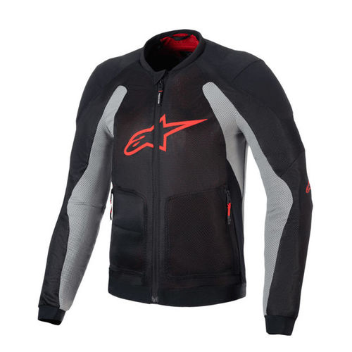 מעיל קיץ מאוורר ALPINESTARS TROOP AIR צבע שחור\אפור\אדום