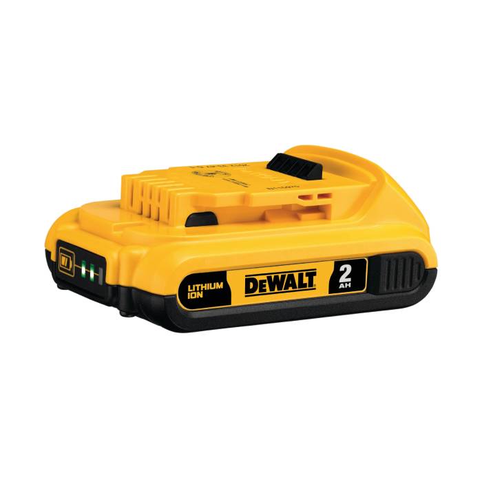 סוללה דיוולט 20V 2A