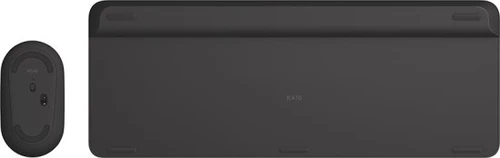 סט מקלדת ועכבר אלחוטי דק Logitech MK470 Slim צבע אפור שחור