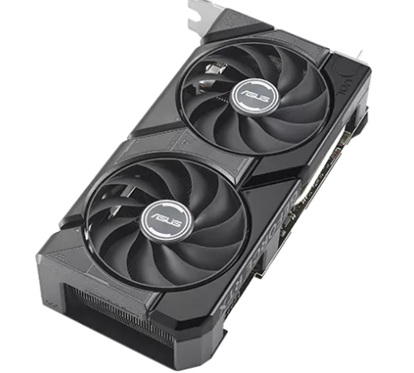  ASUS DUAL RTX4060 עם עיצוב מודרני וזרימת אוויר אופטימלית