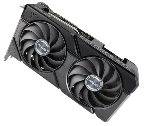 מאווררי קירור כפולים של ASUS RTX4060 לפעולה שקטה ויעילה