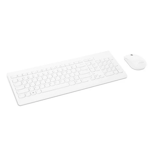 סט מקלדת ועכבר אלחוטיים Lenovo 510 לבן