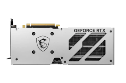 כרטיס מסך לגיימינג MSI RTX4060Ti-8G בגימור לבן עם מאווררי קירור כפולים