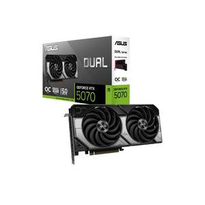כרטיס מסך ASUS Dual GeForce RTX 5070 12GB GDDR7 OC Edition