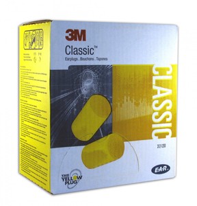 מארז 200 אטמים קלאסיים  3M EAR CLASSIC