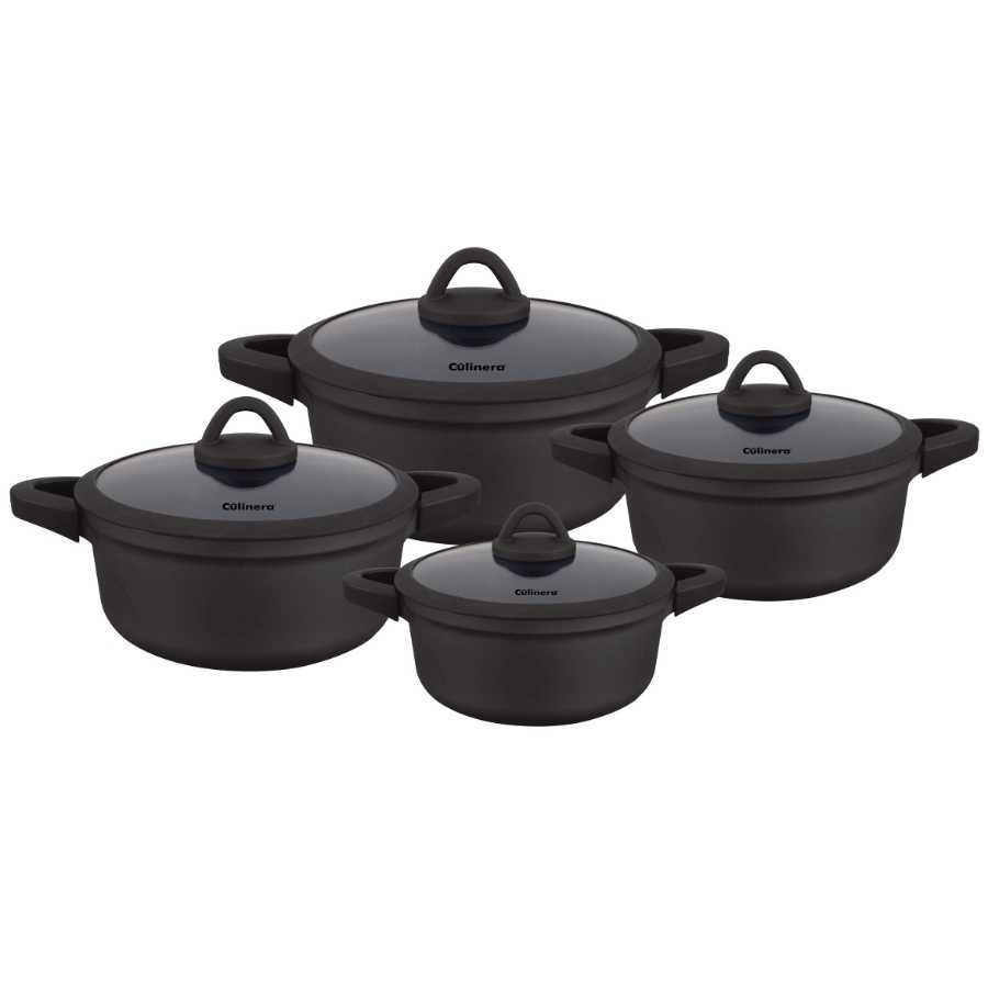 סט סירים 8 חלקים - 20/24/28/32 ס"מ דגם ONYX - Y.C.034952