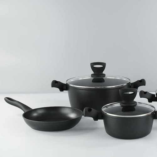 סט סירים 7 חלקים 18/22/26 ס