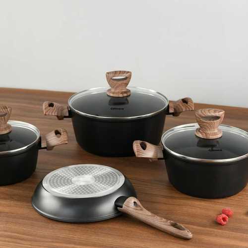 סט סירים 7 חלקים 18/22/26 ס