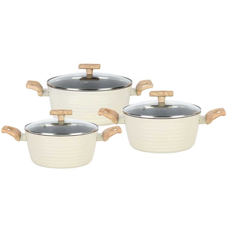 סט סירים 6 חלקים - 20/24/28 ס"מ ביג