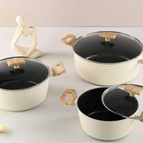 סט סירים 6 חלקים - 20/24/28 ס