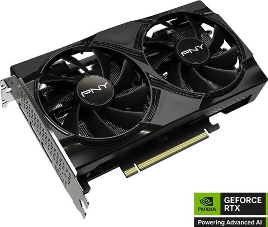  כרטיס מסך PNY GeForce RTX5060-8G OC Gaming Dual Fan DLSS 4 VCG50608DFXPB1-O 8GB DDR7 128bit DP HDMI