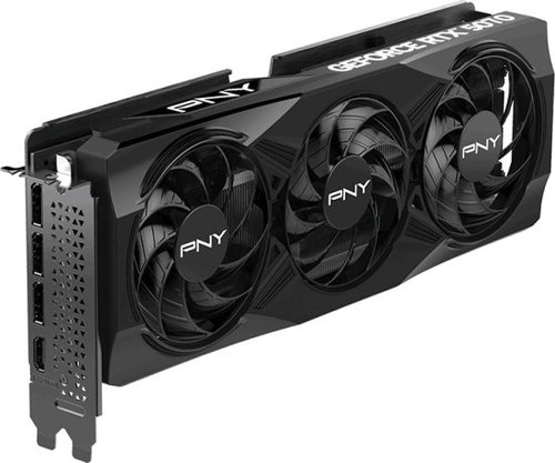 כרטיס מסך PNY RTX5070 בגודל מלא עם קירור משולש ותמיכה ב-4 מסכים בו זמנית