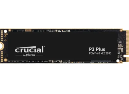 דיסק Crucial P3 500GB NVMe מהיר במיוחד PCIe Gen3