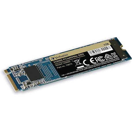 דיסק קשיח VERBATIM Vi3000 PCIe Gen3 1TB NVME / Read 3300MB/s Write 3000MB/s