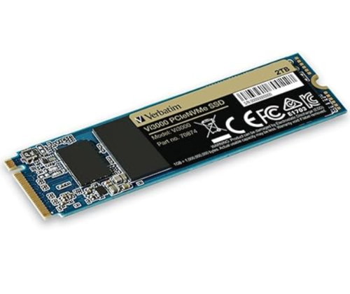דיסק SSD VERBATIM VI3000 2TB PCIe Gen3 NVMe במהירויות קריאה וכתיבה גבוהות