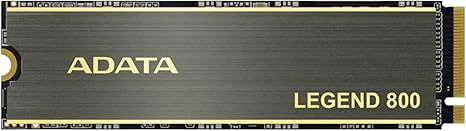 דיסק SSD A-DATA LEGEND 800 2TB PCIe Gen4 NVMe, מהירויות קריאה עד 3500MB/s וכתיבה עד 2800MB/s