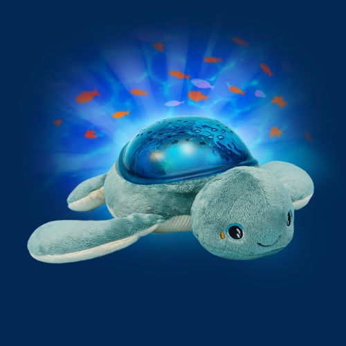 מנורת לילה בצורת צב עם הקרנת גלים ודגים – Pabobo Aqua Dream