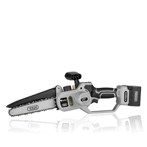 מסור שרשרת מיני 21.6V נטען להב 8 אינץ’ + 2 סוללות שימון אוטומטי KVS8000 וולפי