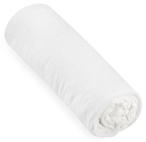 סדין למיטת תינוק ומעבר 100% מיקרופייבר - לבן