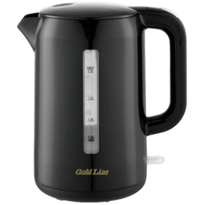 קומקום חשמלי 2.2 ליטר צבע שחור Gold Line Jumbo ATL-779B