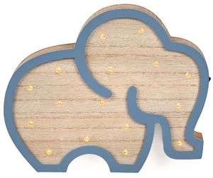 מנורת קיר / שידה מעוצבת מעץ - פילון