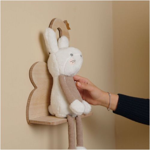 מדף קיר מעוצב מעץ - ברבור