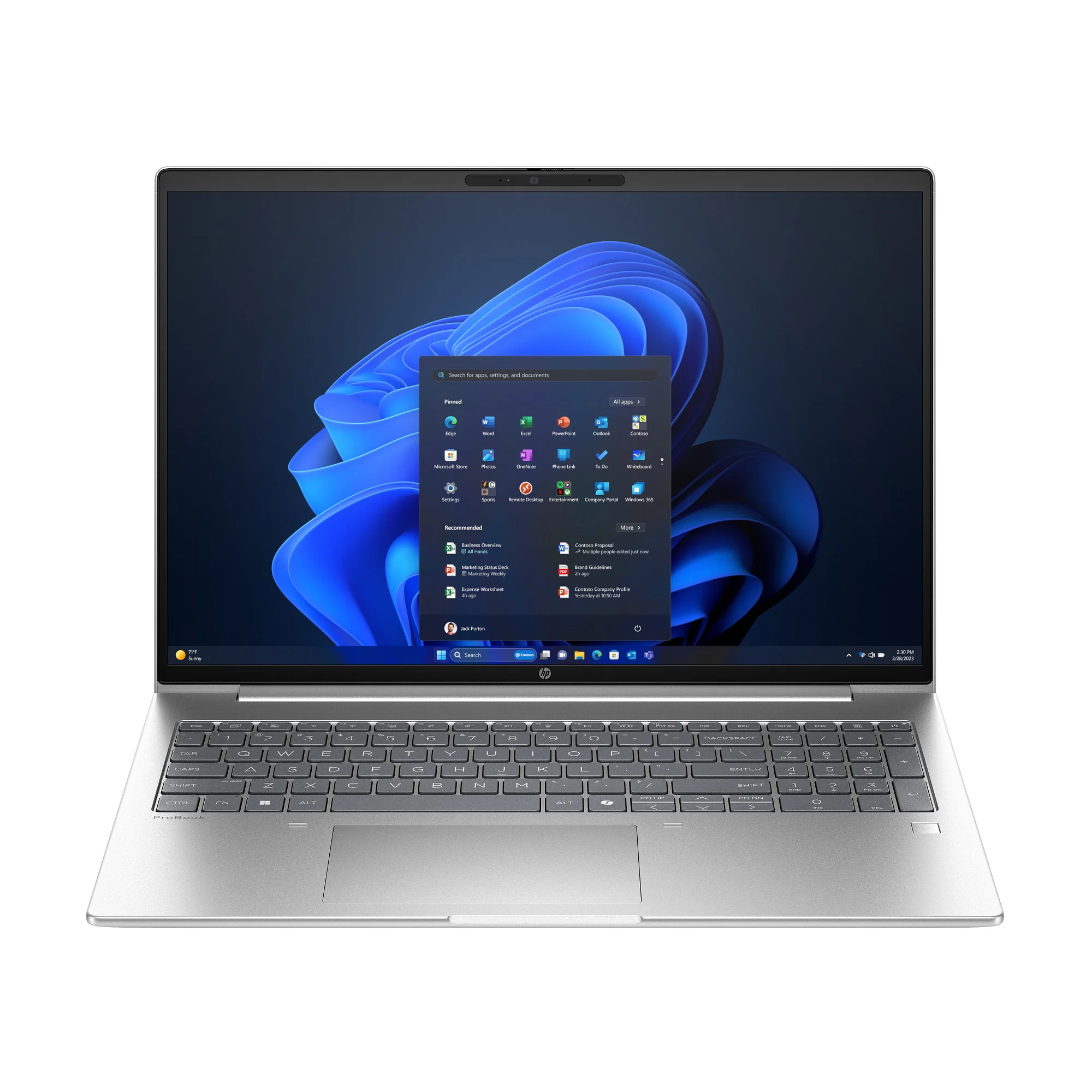 מחשב נייד HP ProBook 4 G1i 16 U5-225|24GB|16-Touch|512GB|DOS|4Y