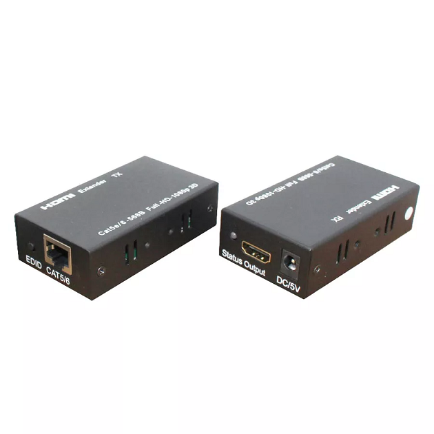 מאריך HDMI דרך חיבור RJ45 עד 60 מטר Gold-Touch HDMI-EX-60 HDMI Extender up To 60m