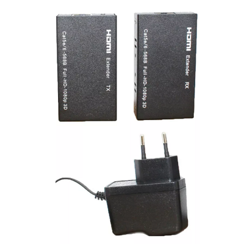 מאריך HDMI דרך חיבור RJ45 עד 60 מטר Gold-Touch HDMI-EX-60 HDMI Extender up To 60m