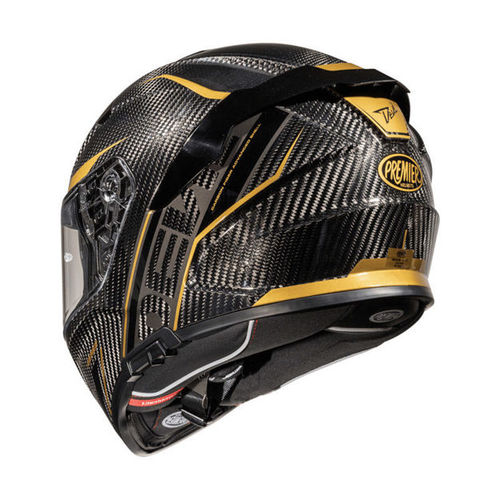 קסדת פרמייר דוויל קרבון שחור / זהב - PREMIER DEVIL CARBON ST19