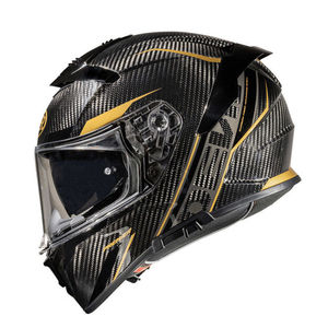 קסדת פרמייר דוויל קרבון שחור / זהב - PREMIER DEVIL CARBON ST19