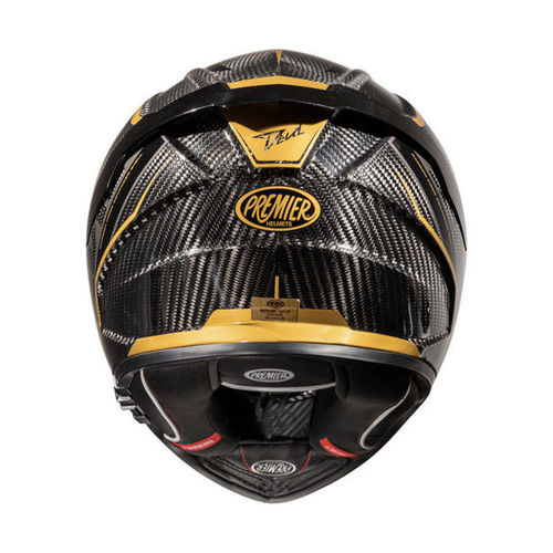 קסדת פרמייר דוויל קרבון שחור / זהב - PREMIER DEVIL CARBON ST19