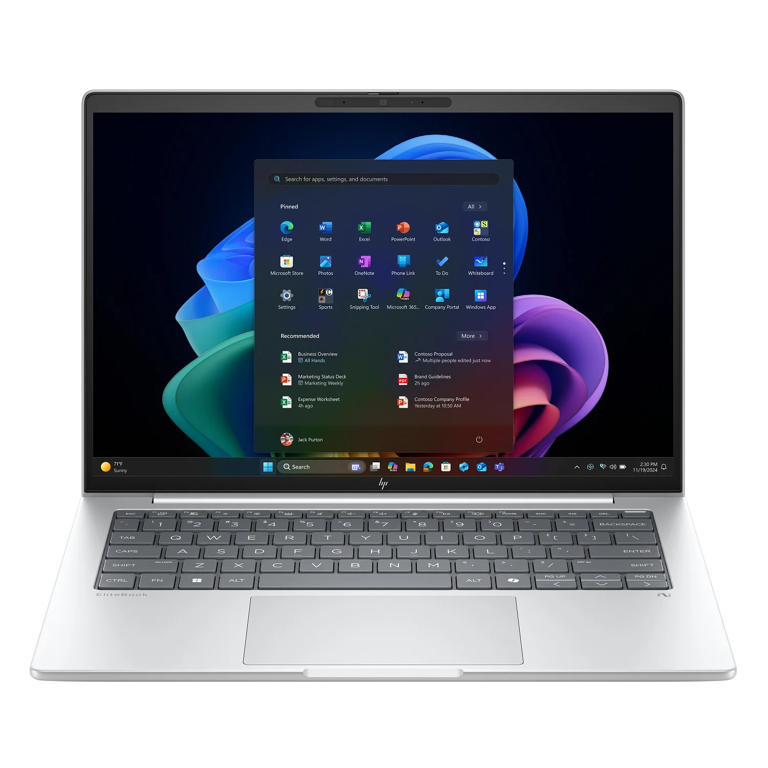 מחשב נייד HP EliteBook 8 G1i 14 U7-258V| 32GB|1TB| W11p64| 5YW