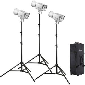 קיט 3 תאורות Godox Litemons LA300Bi Bi-Color LED
