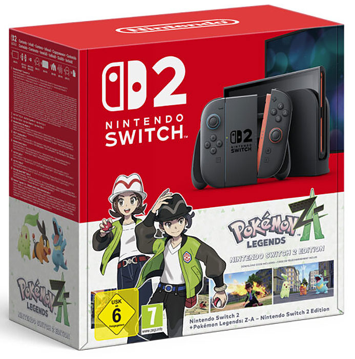 Nintendo Switch 2 קונסולת + Pokémon Legends: Z-A 