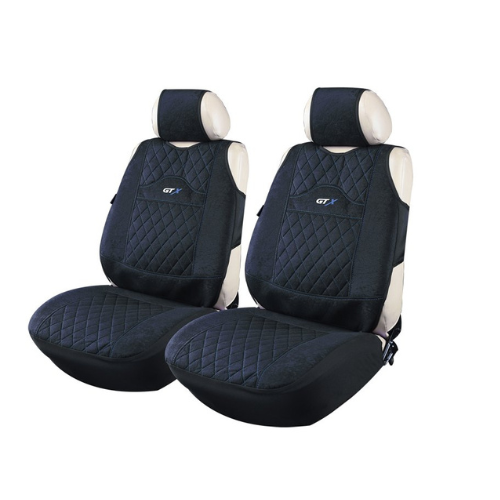 זוג גופיות למושב קדמי GTX שחור+תפר כחול
