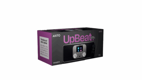 רמקול עם נגן מובנה AKITO UPBEAT 
