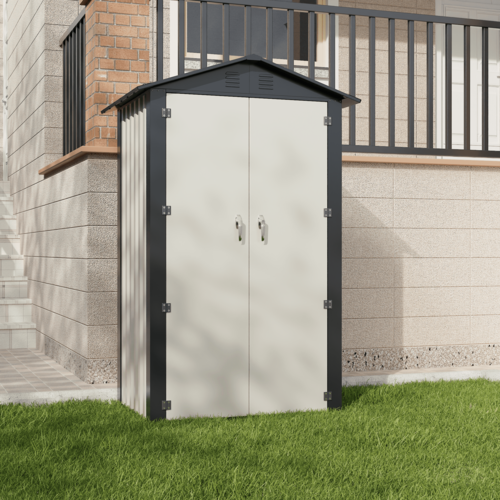 מחסן מתכת פרמיום דגם 1.20X0.90 Garden Top DS1 