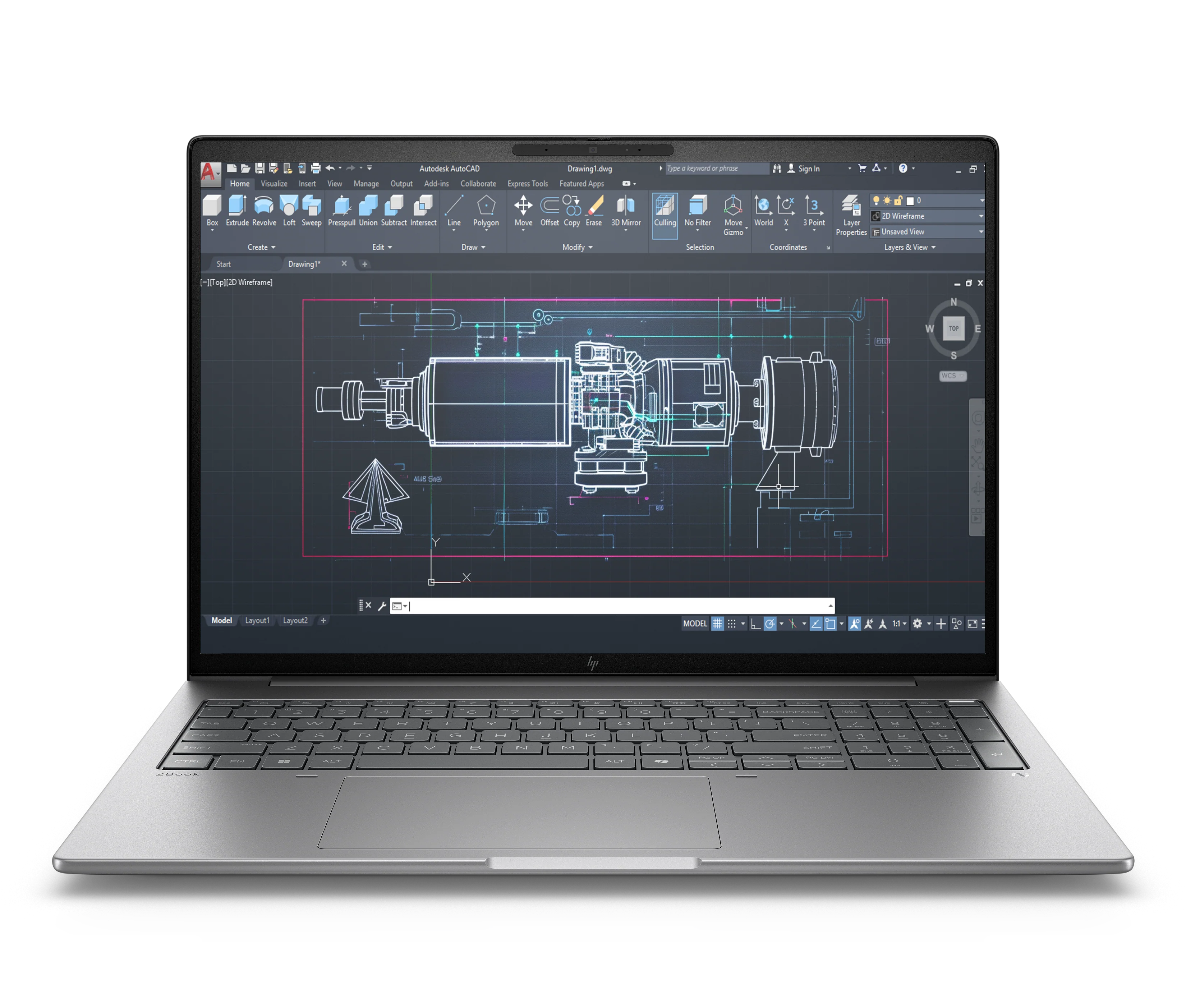 מחשב נייד HP ZBook 8 G1i 16 | Ultra 7 255H | 2TB | 64GB| W11p64 | 5YW