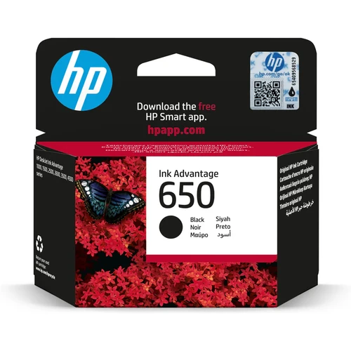ראש דיו מקורי HP 650 שחור CZ101AE 2515/1515