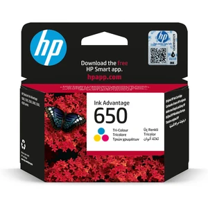 ראש דיו מקורי HP 650 צבעוני CZ102AE 2515/1515