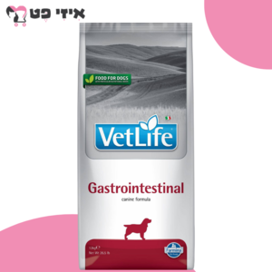 מזון רפואי וט לייף גסטרו אינטסטינל לכלב בוגר 12 ק"ג Farmina Vet Life
