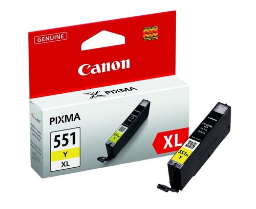 מיכל דיו Yellow Canon CLI-551YXL