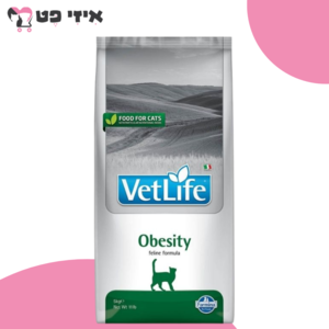 מזון רפואי וט לייף אובסיטי לחתול 5 ק"ג Farmina Vet Life